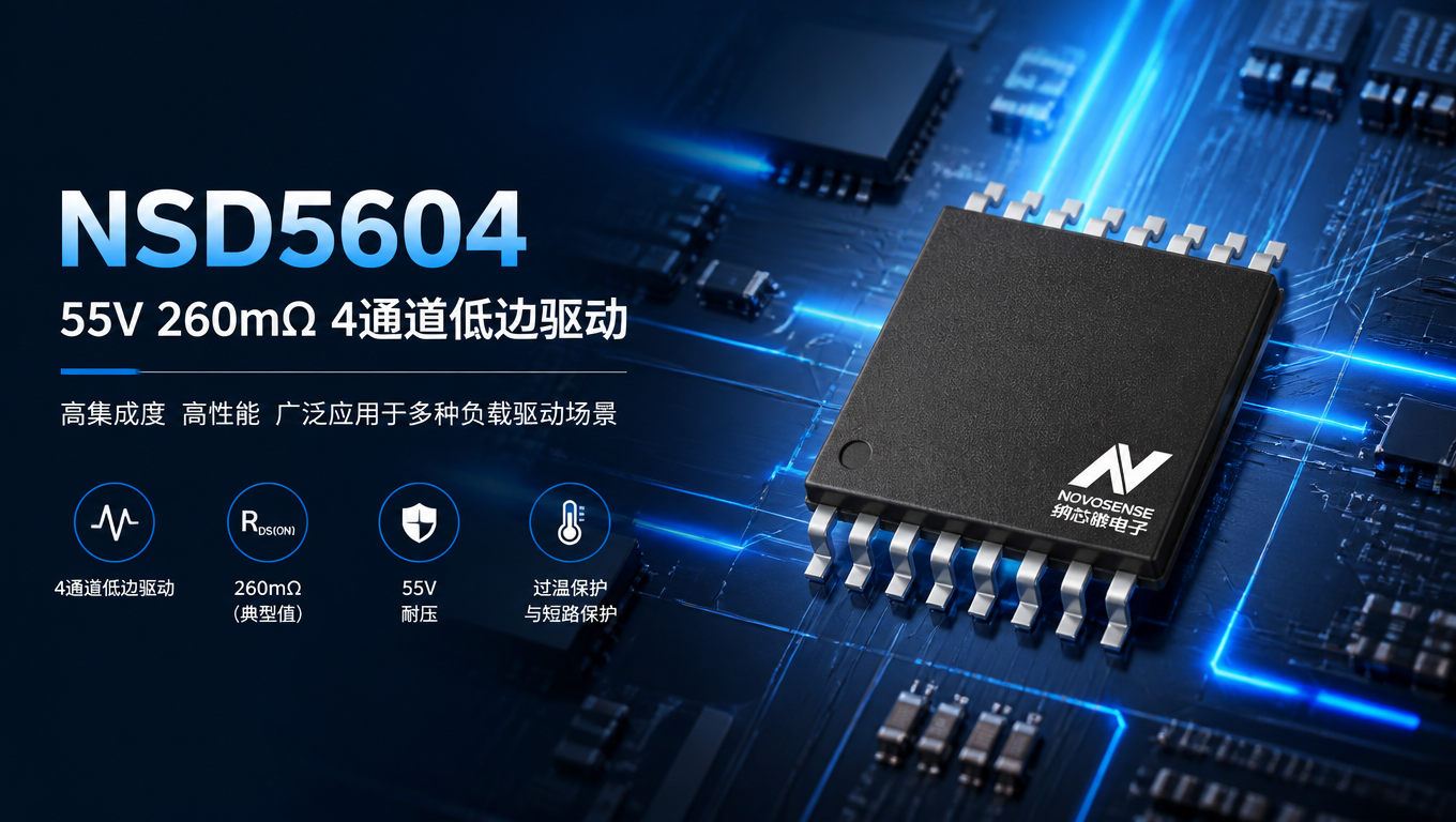 NSD5604 / NSD5604N四通道低边驱动芯片-TRINAMIC代理商 步进电机驱动 驱动IC 深圳市智联微电子有限公司